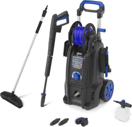 AR Blue Clean Nettoyeur Haute Pression e-4 TWINFLOW D avec Dualtech System et Power Brush (2500 W, 150 bar, 810 l/h)